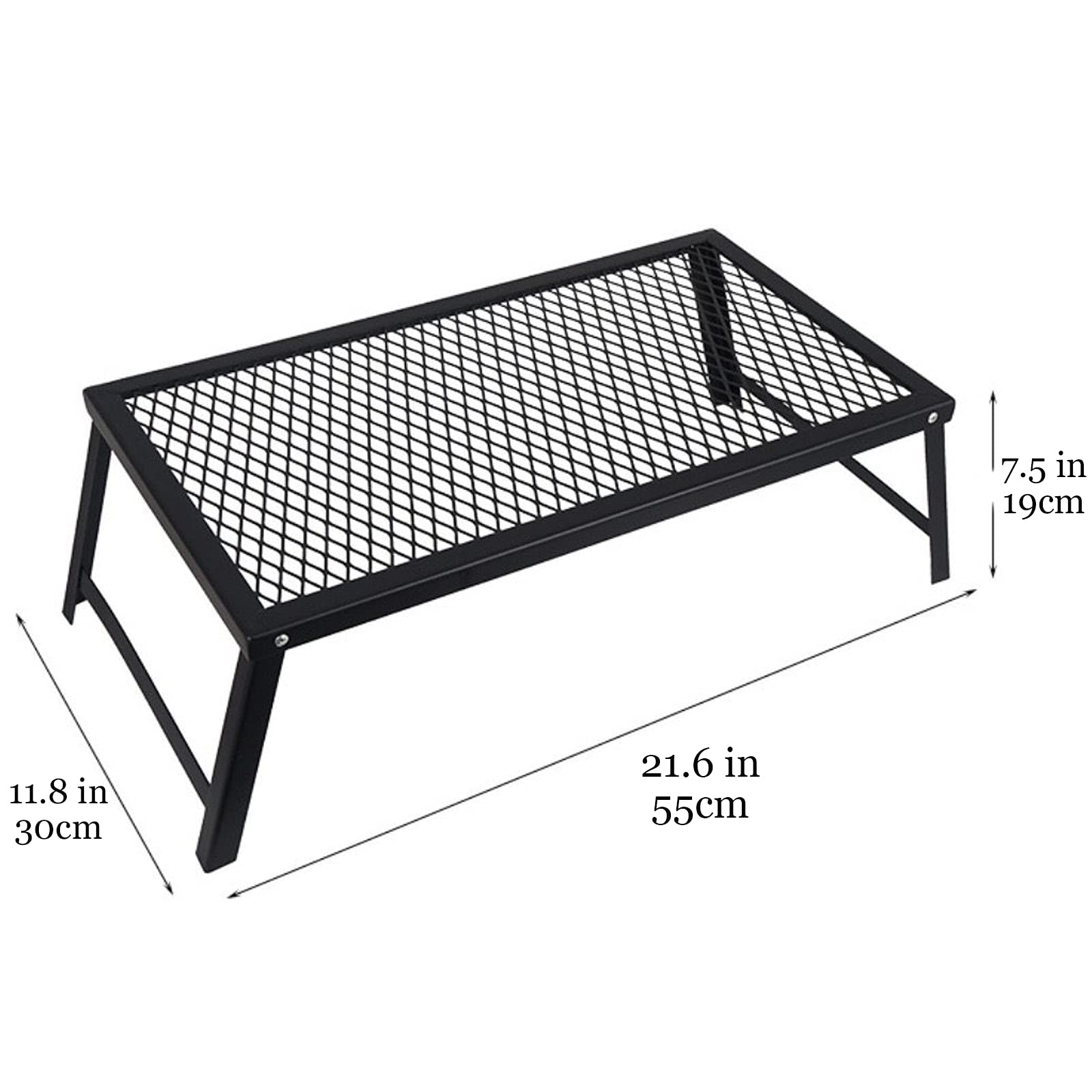 Stoliki boczne, składany przenośny stół do grillowania, metalowy stół do grilla, regulowany mały stół kempingowy na kemping lekki aluminium