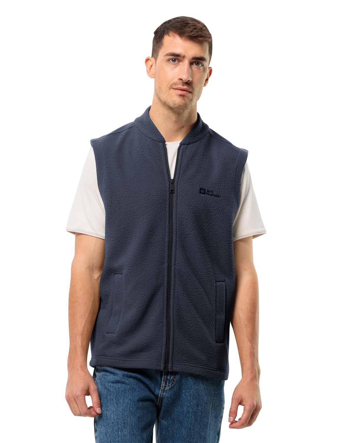 Jack Wolfskin Men's Light Curl Vest M Fleece Vest