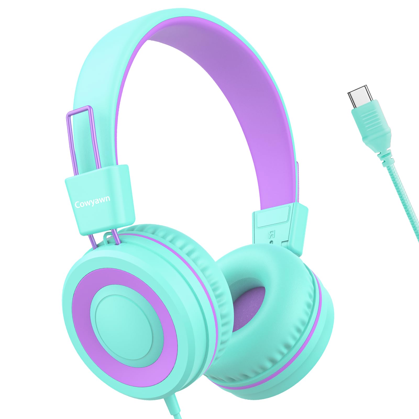 Amazon.com: Cowyawn USB Type C Kids Headphones for School