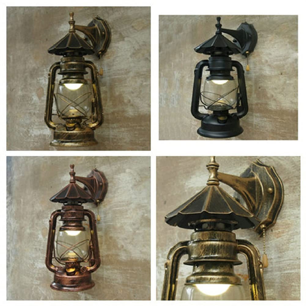 Lampa Naftowa Naftowa Lampa Naftowa W Stylu Wiejskim Kinkiet Ścienny, Lampa Wisząca Na Dziedzińcu Sypialnia Korytarz Klatka Schodowa Restauracja Ganek Vintage Hurricane Lantern