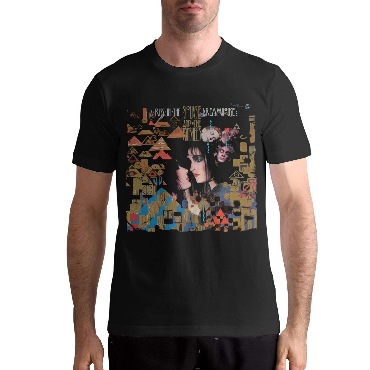 ChristopherDGray Siouxsie and The Banshees T Shirt Men's Casual Personality Fashion Short Sleeved Shirt
