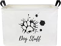 Vista 1 de CLOCOR Cesta de almacenamiento rectangular, cesta de almacenamiento plegable con bonito patrón, caja de almacenamiento de revestimiento impermeable