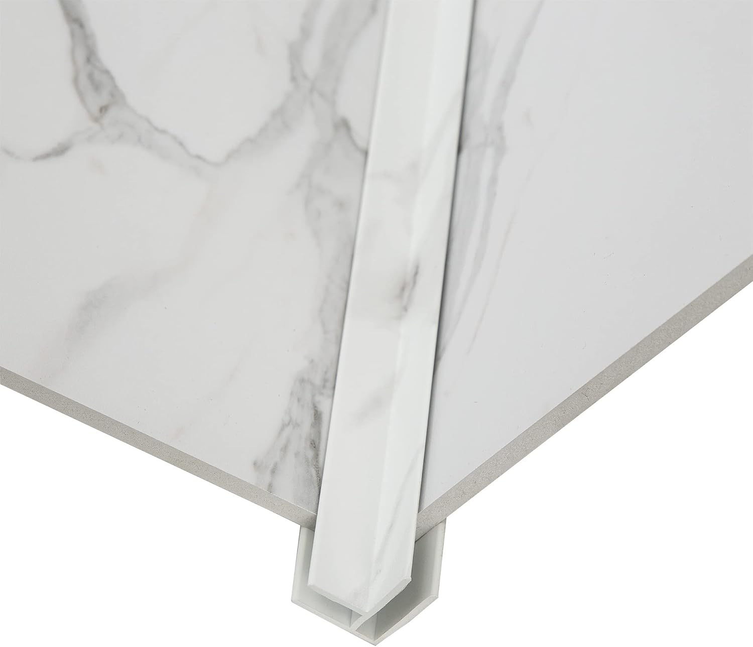 Palisade 94 in. Vinyl Trim Kit in Carrara Marble