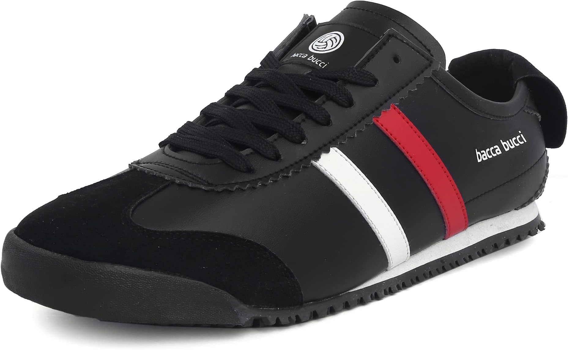 Bacca BucciMen's Vogue 2.0 Urban Mix Casual Shoes with Stretch Knit Upper & Non Slip Canvas Rubber Sole for Casual and All Day wear