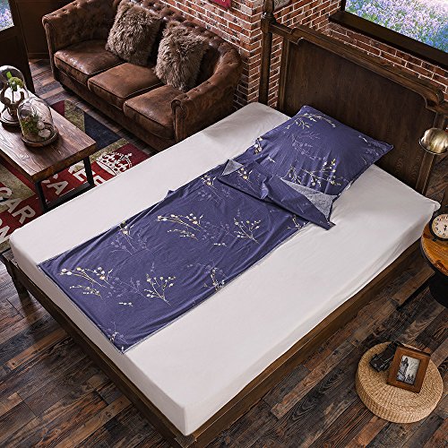 DECDEAL Mochila Viagens ao ar livre saco de dormir forro leve e compacto tecido de algodão saco de d