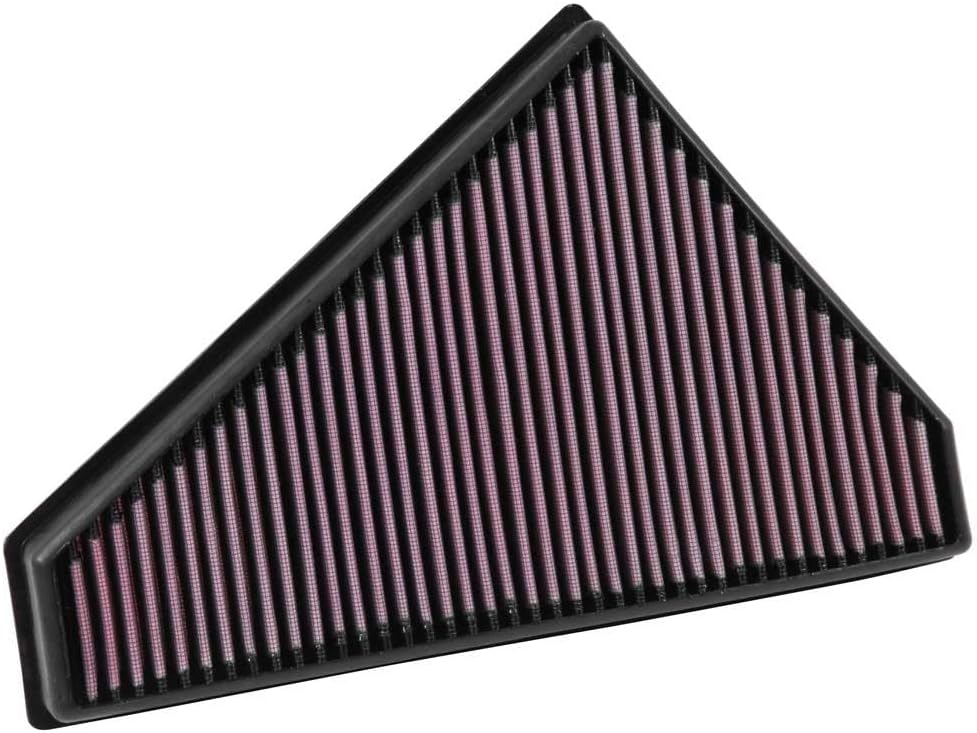 K&N Engine Air Filter: Increase Power & Acceleration, Washable, Premium, Replacement Car Air Filter: Compatible with 2014-2019 JAGUAR (F-Type), 33-3021