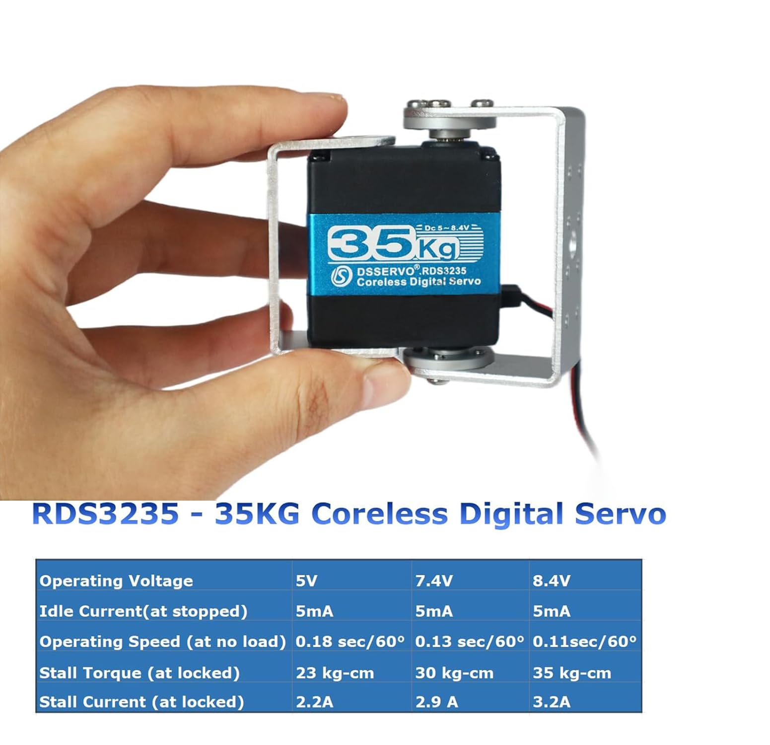 Jetwood Spare Parts RC Car Accessories 3-Wire Digital Servo (Metal Version), RC Servo for JC14EP
