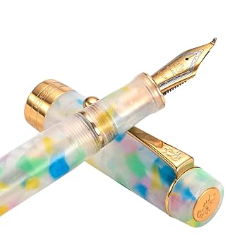 Amazon | Jinhao 100 クラシック 万年筆 筆特殊ペン先 Bent Nib