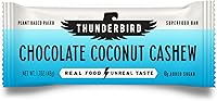 Vista 6 de Thunderbird Bars - Bocadillo energético, sin gluten con proteínas, comida real saludable, paleo vegano sin transgénicos, sin azúcar añadida, sabor a