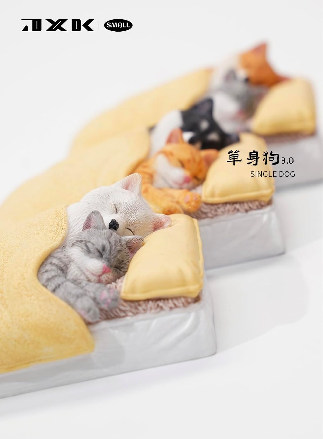 1:6 Scale Small Single Dog 9.0 Model Animal Funny Accessory Fridge Magnet Decoration Birthday Gift (JS2303A)
