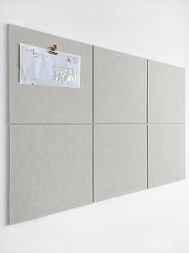 Cork Board for Wall, 35.4 x 23.6 inches 900 x 600 mm, Felt Board, DIY, Large, Stylish, Bulletin Board, White, Extra Large, Indoor, Office, Commercial Use, Office Supplies, School
