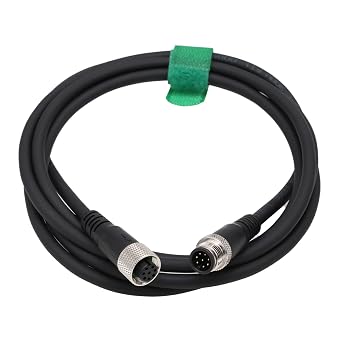 M12 A Coded 8 pin Female to 8 pin Male Cable for Cognex Sensor Camera Industrial Actuator Profibus Automation 30m