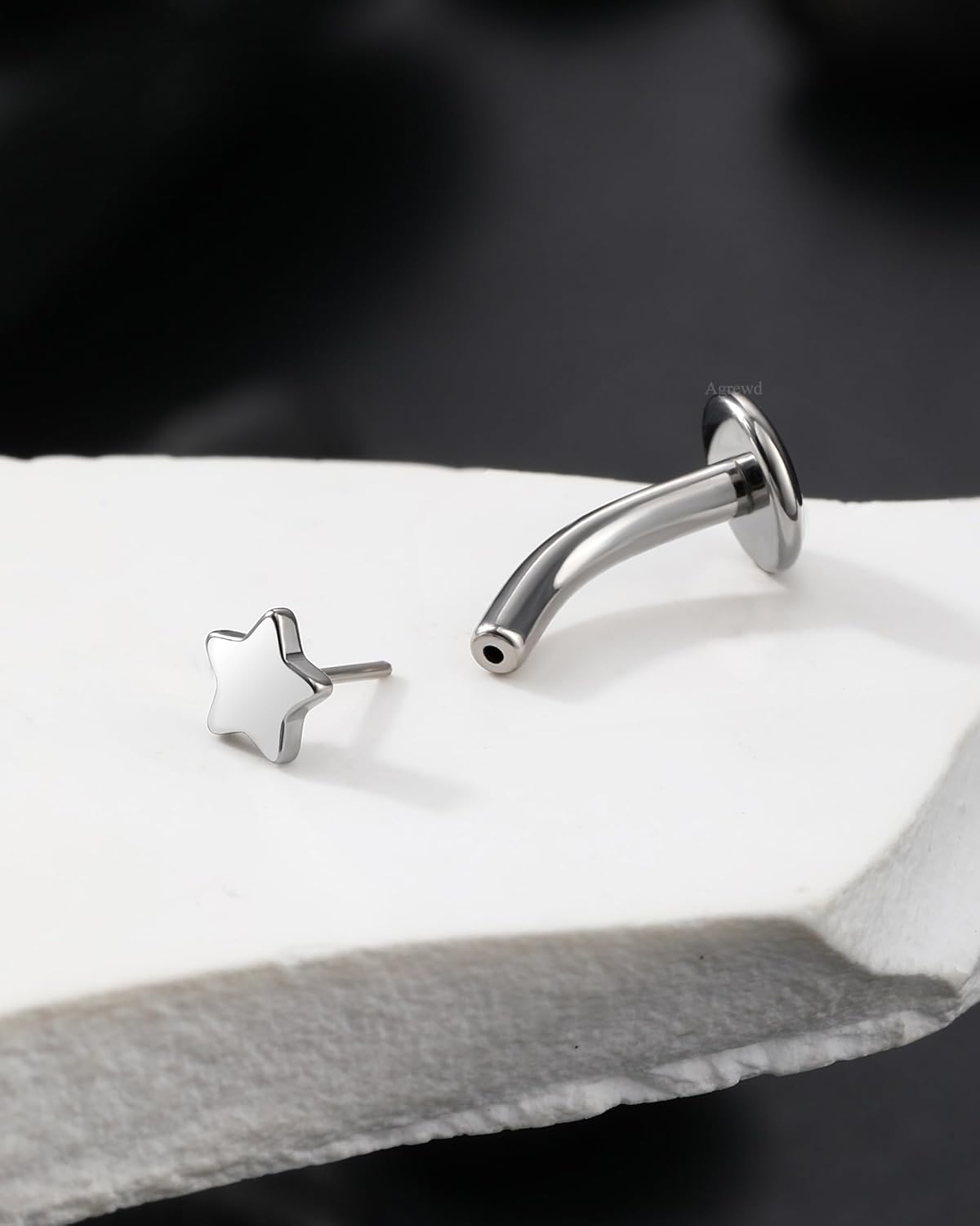 Minimalist Star Floating Belly Button Rings, G23 Solid Titanium Belly Navel Rings for women, Surgical Steel Belly Navel Piercing Jewelry - Image 7