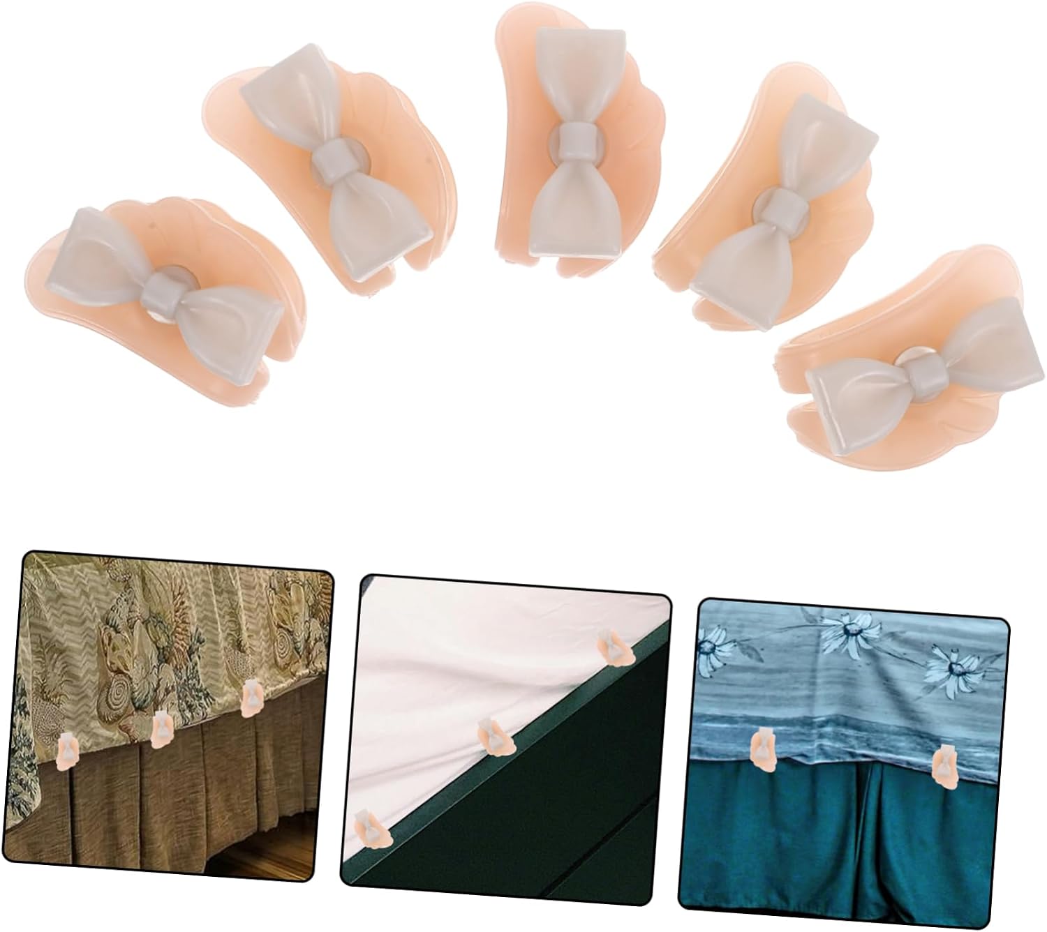 PRETYZOOM 20pcs Non- Quilting Clips for Bedding and Mattress Bed Sheet Fasteners for Home Use Secure Quilt Holders for Preventing and Maintaining Neatness