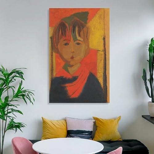 Miniatura 6 de LEIZHAN Julio Rosa Del Valle Carmencita - Lienzo grande impreso con pinturas famosas para oficina, hogar, pared, arte de pared, pósteres de lienzo,