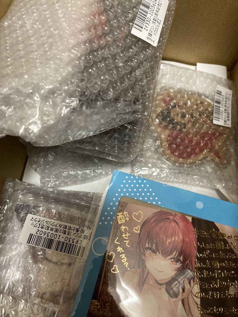 Amazon.co.jp: 宝鐘マリン 活動3周年記念グッズ ポストカード付 YBBI  