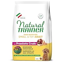 Natural Trainer Small&toy Cibo per Cani Adulti con Prosciutto crudo