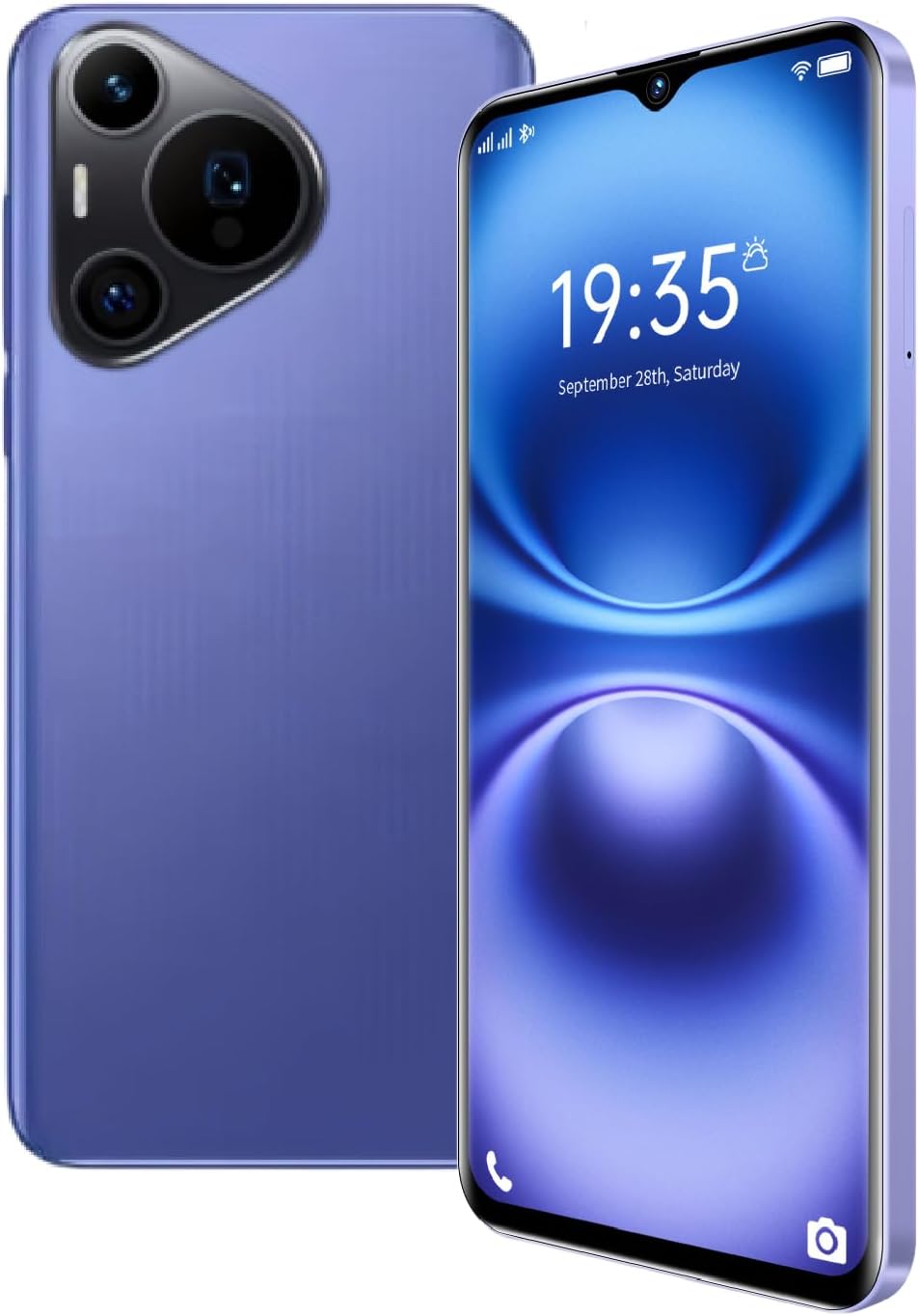 Unlocked Phone, 6.5-inch HD Screen, 1GRAM+16GROM/TF128GB, 3G WCDMA:850/2100MHZ, 2MP+ 2MP Camera, 3000mah, 4-core chip (Dark)