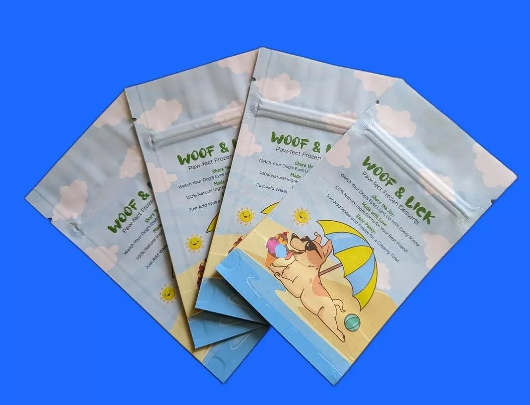 Dog Ice Cream - Treat Your Pet - Just Add Water and Freeze - 4x13.5g