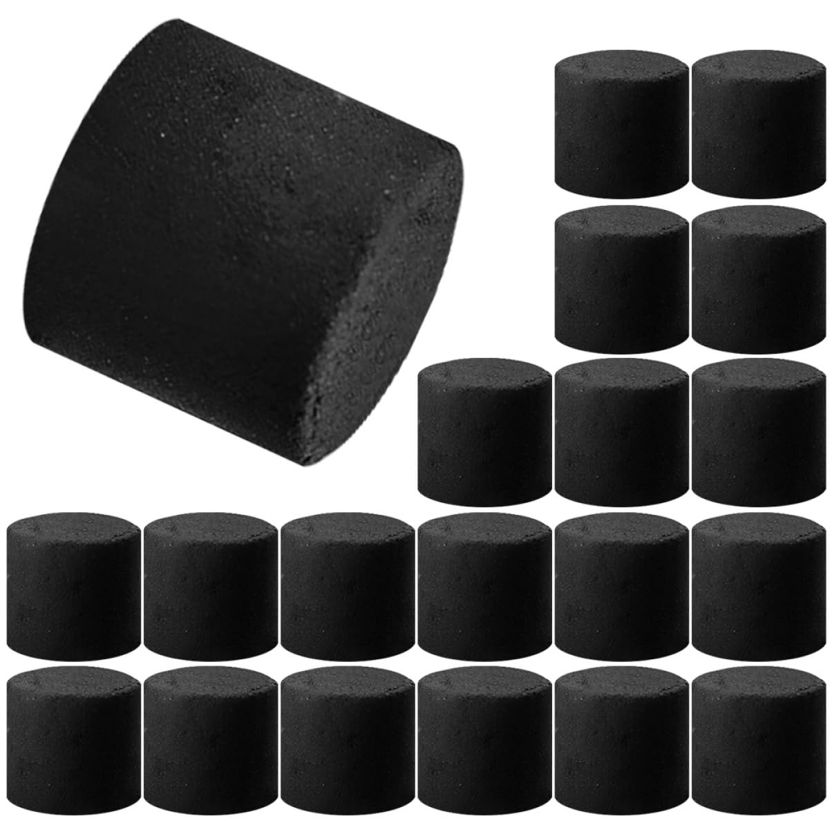 Ciieeo Quemador De Incienso De 5 Cajas Calentador De Manos De Carbón Vegetal Recargable para Estufa De Escritorio para Fogatas Pequeñas.