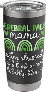 Cerebral Palsy Mama Cerebral Palsy Mom Definition Stainless Steel Insulated Tumbler