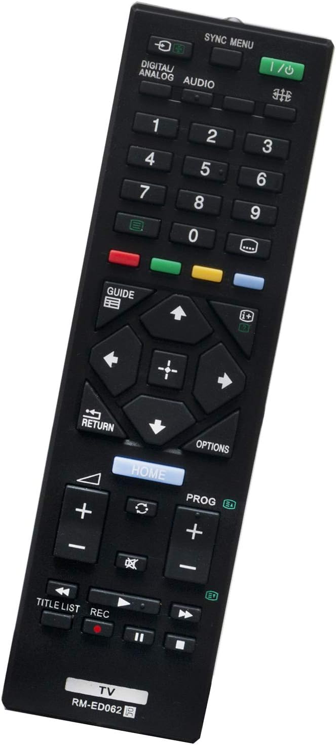 ALLIMITY RM-ED062 149271811 Remote Control Replace for Sony Bravia LED LCD Smart TV KD-43XE7077 KDL-32R423A KDL-32RE400 KDL-40R473A KDL-40R474A KDL-40R485B KDL-40R550C KDL-40RD455 KDL-46R473A