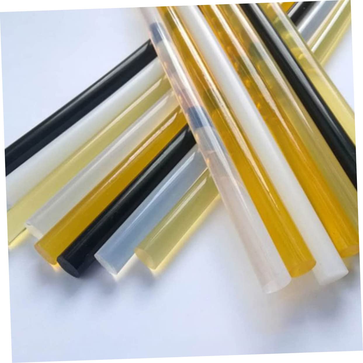 OSALADI 5 Set Colla Caldo Trasparente Stick Adesivi Per Adesione Su Vari Materiali Per Lavori E Riparazioni 30 Pezzi*5