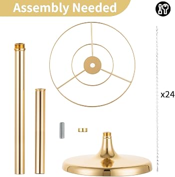 NUPTIO Wedding Centerpieces Flower Vases: 23.6 Tall, Gold, 2 Pcs
