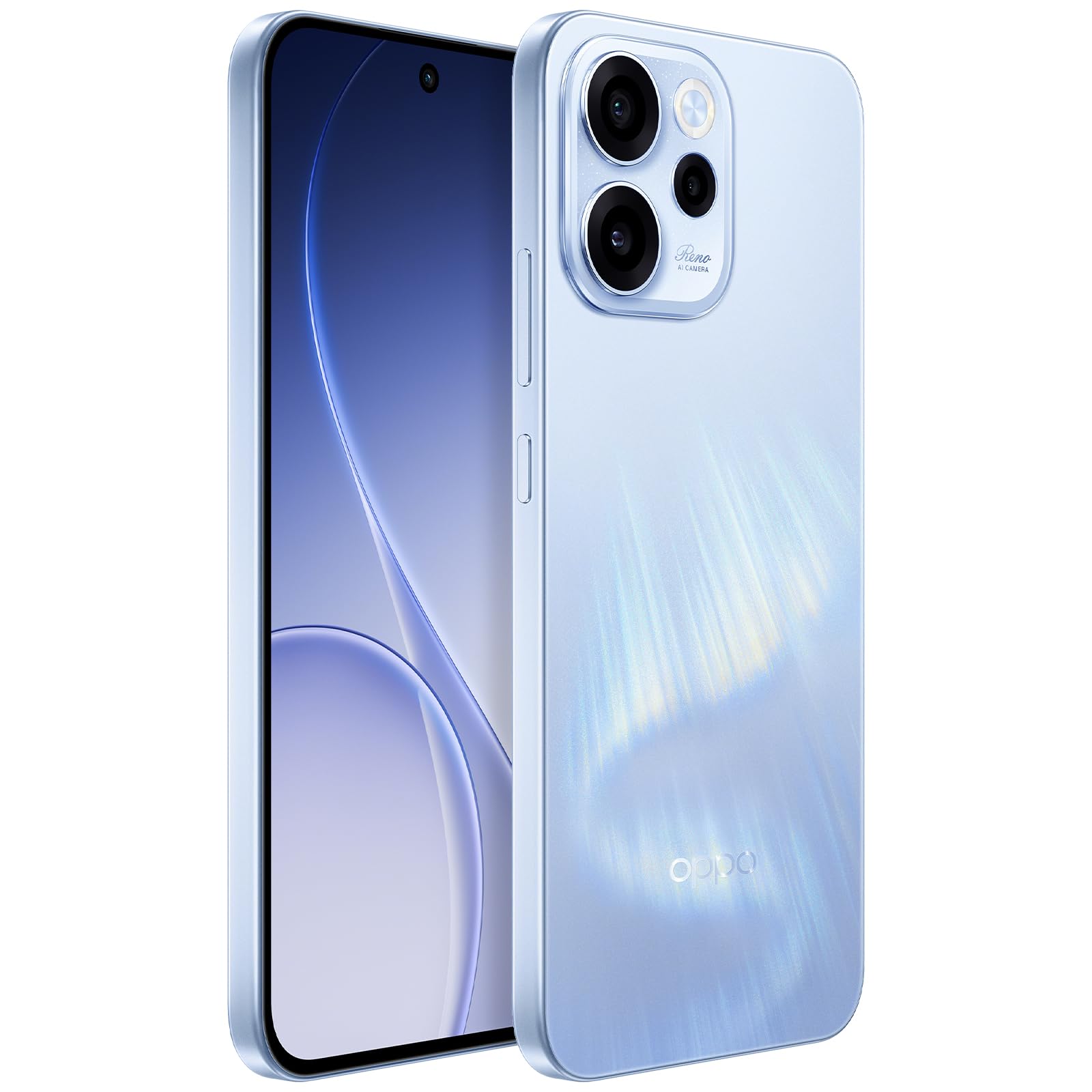 OPPO Reno15 FS 5G 512GB 8GB Aurora Blue | 50MP OIS Fotocamera, IP69 Impermeabile, 6.57 Pollici AMOLED 120Hz, 6500 mAh Batteria, 80W SUPERVOOC, 512GB Memoria