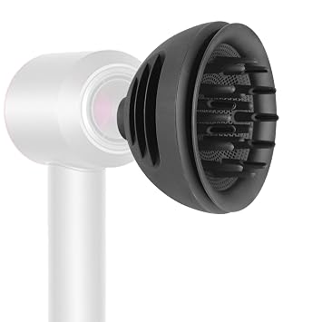 Wave Curl Diffuser Nozzle Attachment for Dyson Supersonic Hair Dryer HD16 HD15 HD12 HD08 HD04 HD03 HD02, Attachment Part No. 973924-01, 2 In 1 Diffuser Nozzle Styling Tool