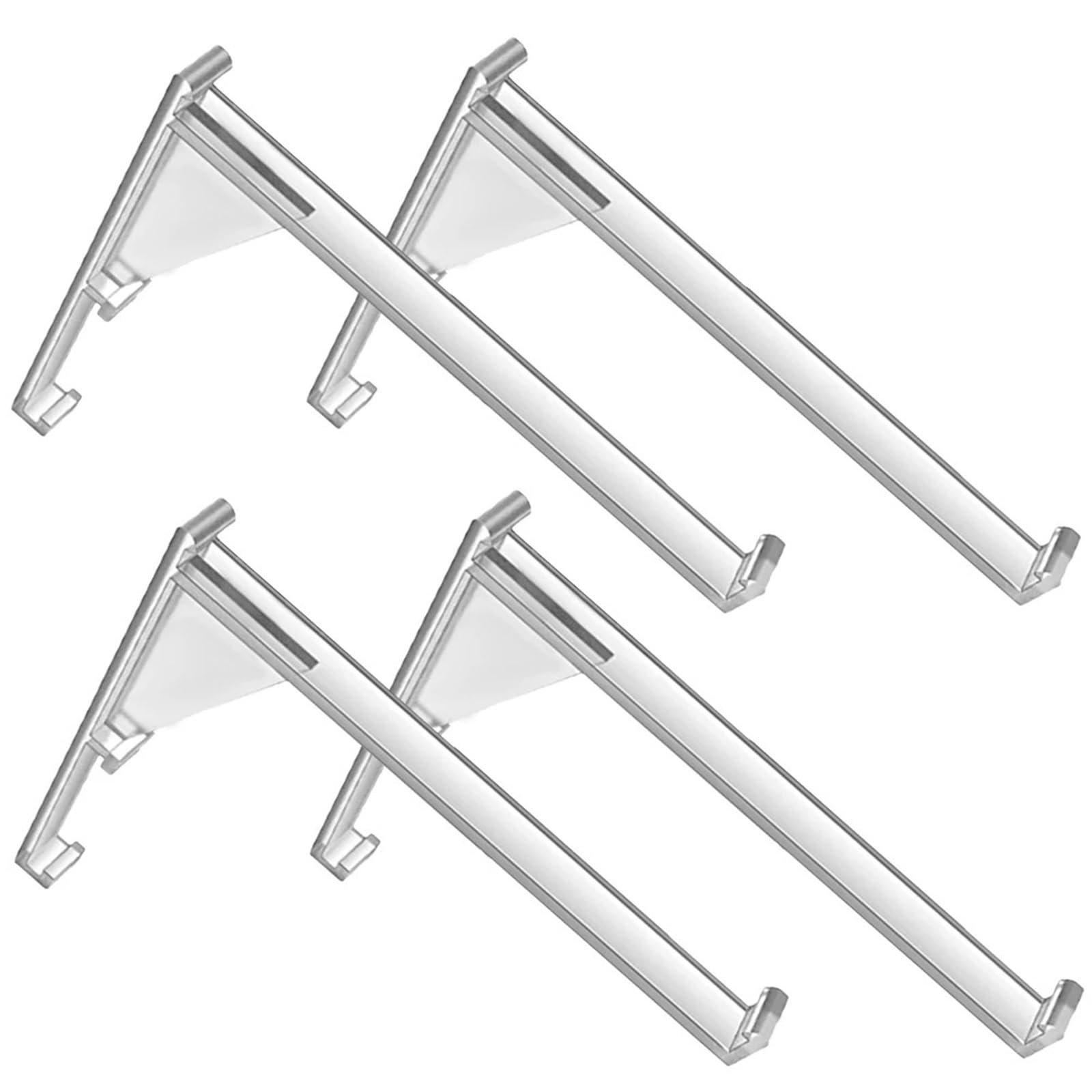 12 Pieces 3.5 Inch Curtain Positioning Clips Plastic Valance Blinds Clear Vertical Clamps Window Decor Hardware Blind Replacement For Door