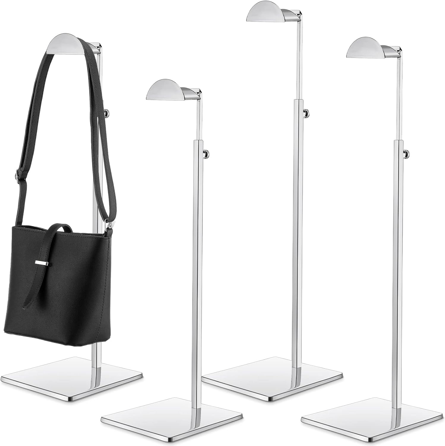 Maitys 4 Pack Purse Display Stands Stainless Steel