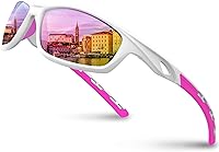Vista 15 de RIVBOS RB833 - Lentes de sol polarizados, unisex, con protección contra rayos ultravioleta, para deportes, pesca, conducción y ciclismo