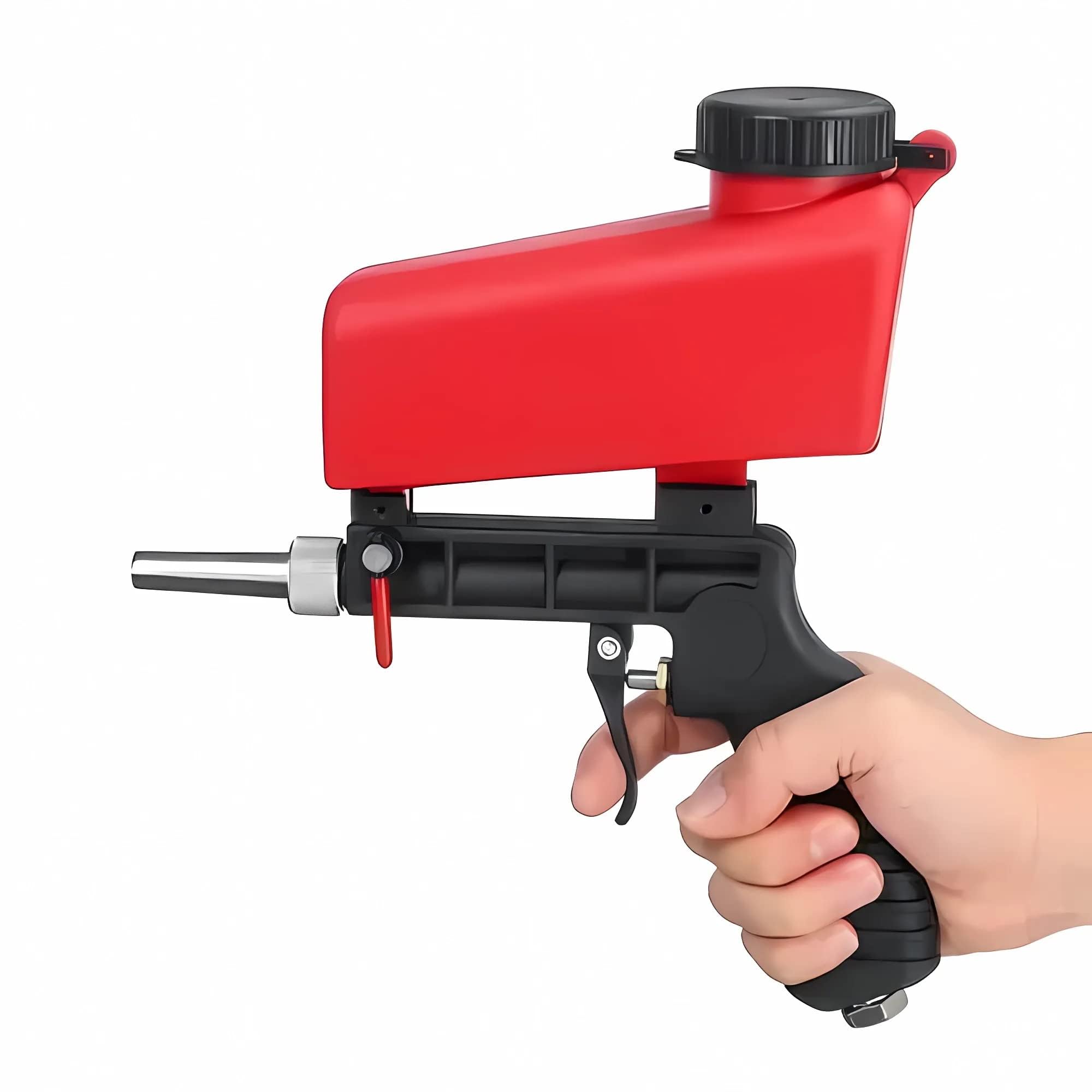 Sableuse Pistolet de Sablage Pneumatique 90PSI Petite Machine de Sablage Portative pour le Polissage Sablage et L'élimination la Rouille du Métal