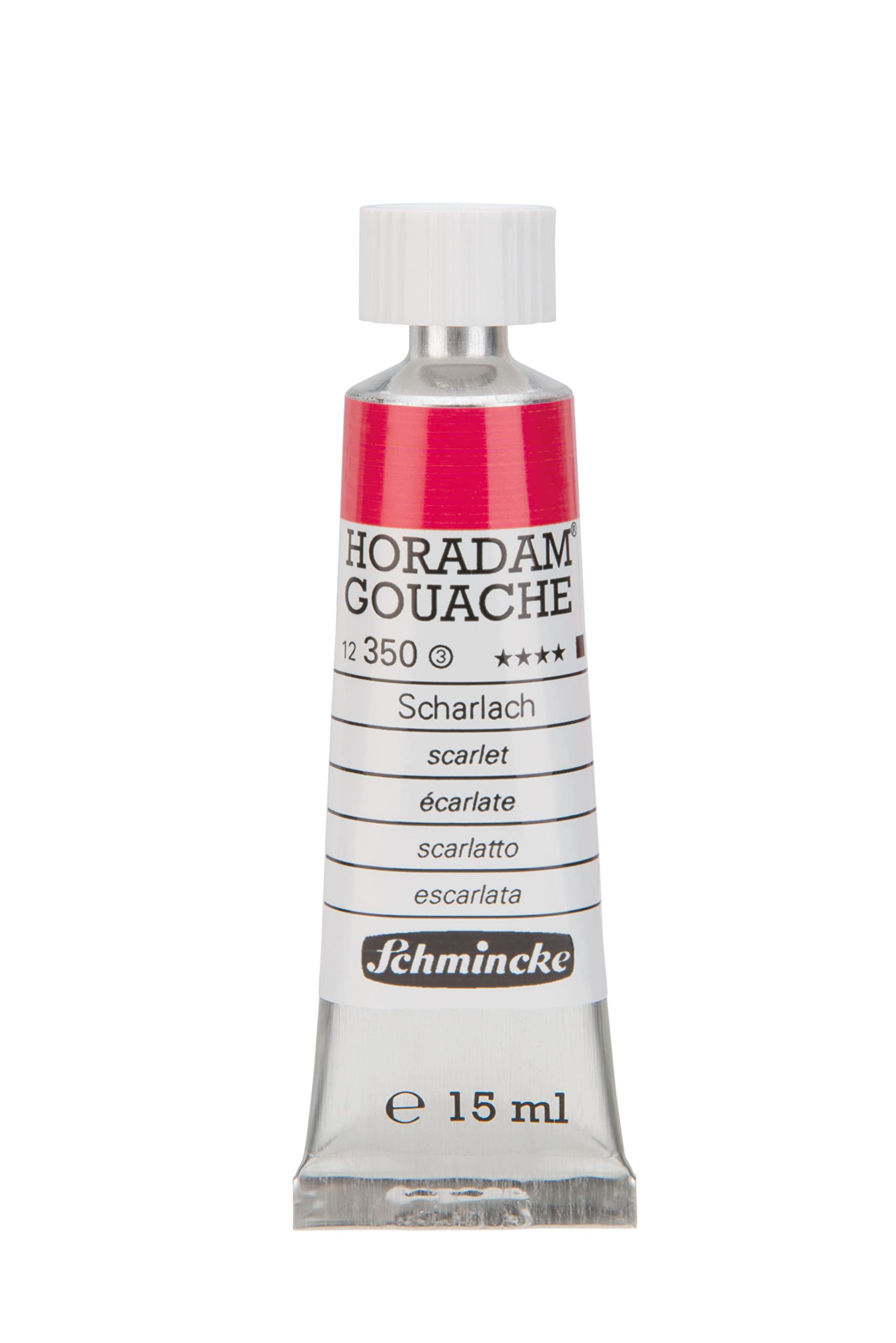 Gouache Horadam 15ml seies 3 Ecarlat Rouge peinture tube beaux-arts