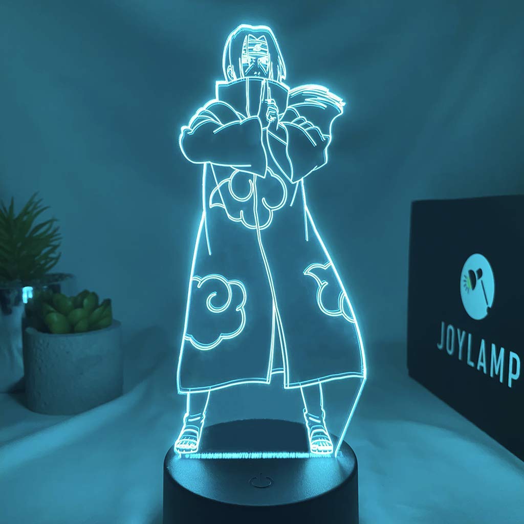 Itachi Uchiha – Naruto Official Collection – 16 Colours + Remote Control + Naruto Packaging – Itachi 3D Manga Lamp