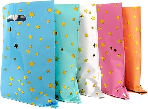 WSPER 40 bolsas de recuerdos de fiesta de colores surtidos para fiestas de cumpleaños de niños