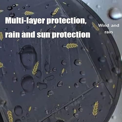 Miniatura 5 de Toldo para silla de ruedas eléctrica, toldo ajustable para silla de ruedas, cubierta de lluvia, gasa lateral, transpirable, resistente a los rayos