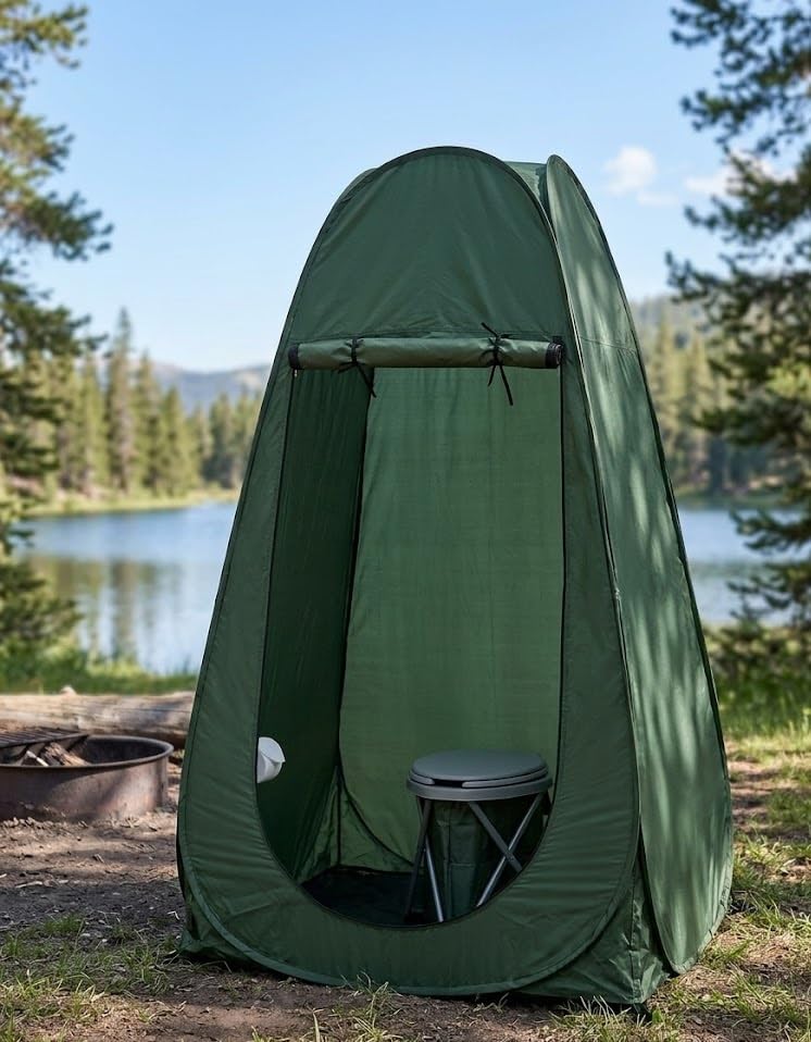 pop up privacy tent instant portable outdoor shower tent changing room toilet shelter for camping,beach,hiking,travel waterproof foldable lightweight easy setup carry bag privacy use