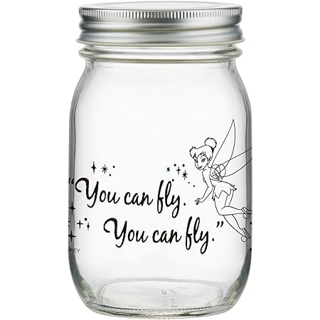 Amazon ガラス 保存瓶 475ml ティンカーベル ディズニー 小物入れ 保存容器 密封容器 Gb5 保存容器 キャニスター オンライン通販