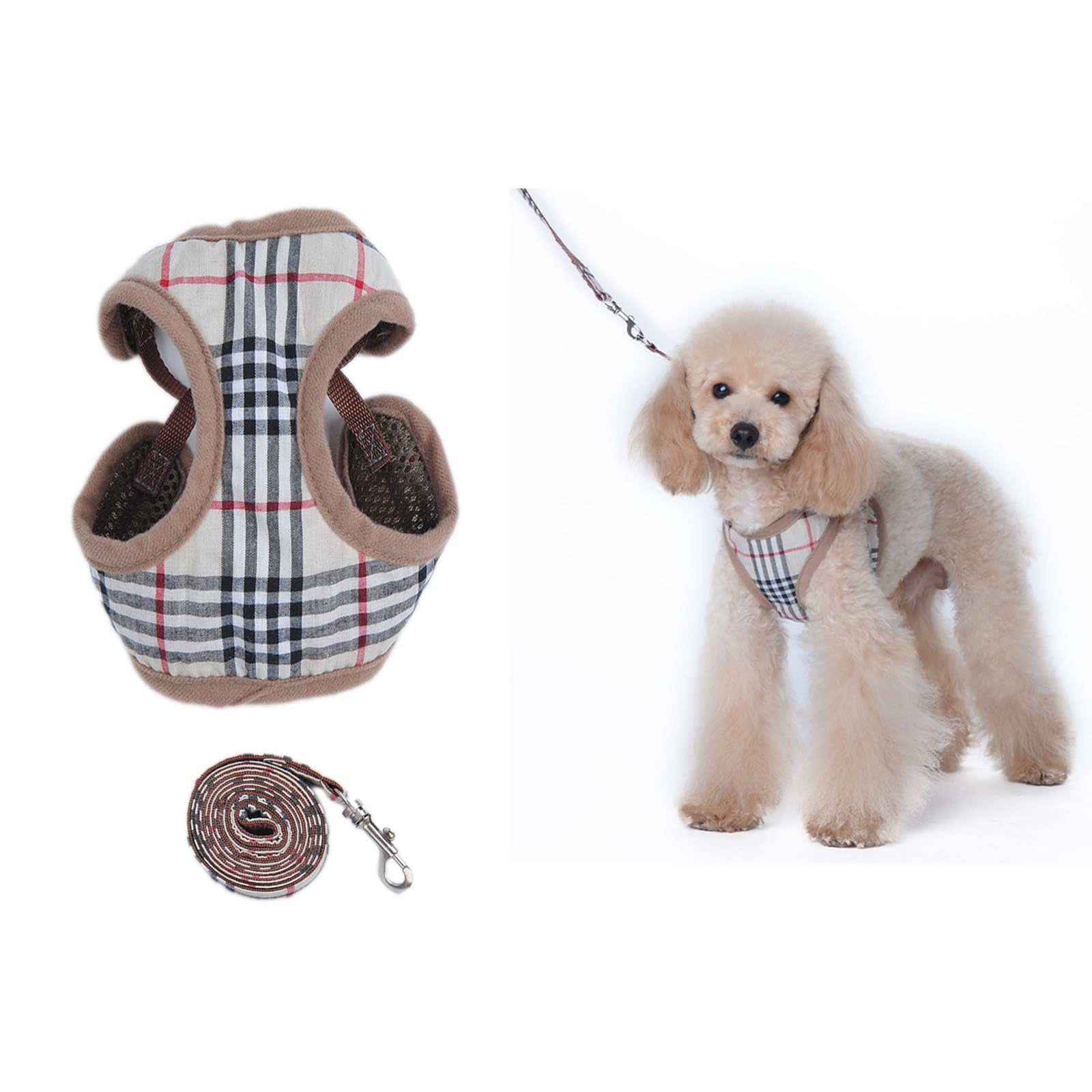 人気ブランド！Kisata リード 一体型 首輪 猫 犬  ハーネス  メッシュ Amazon | Kisata 猫 犬 ハーネス リード セット かわいい 立体的