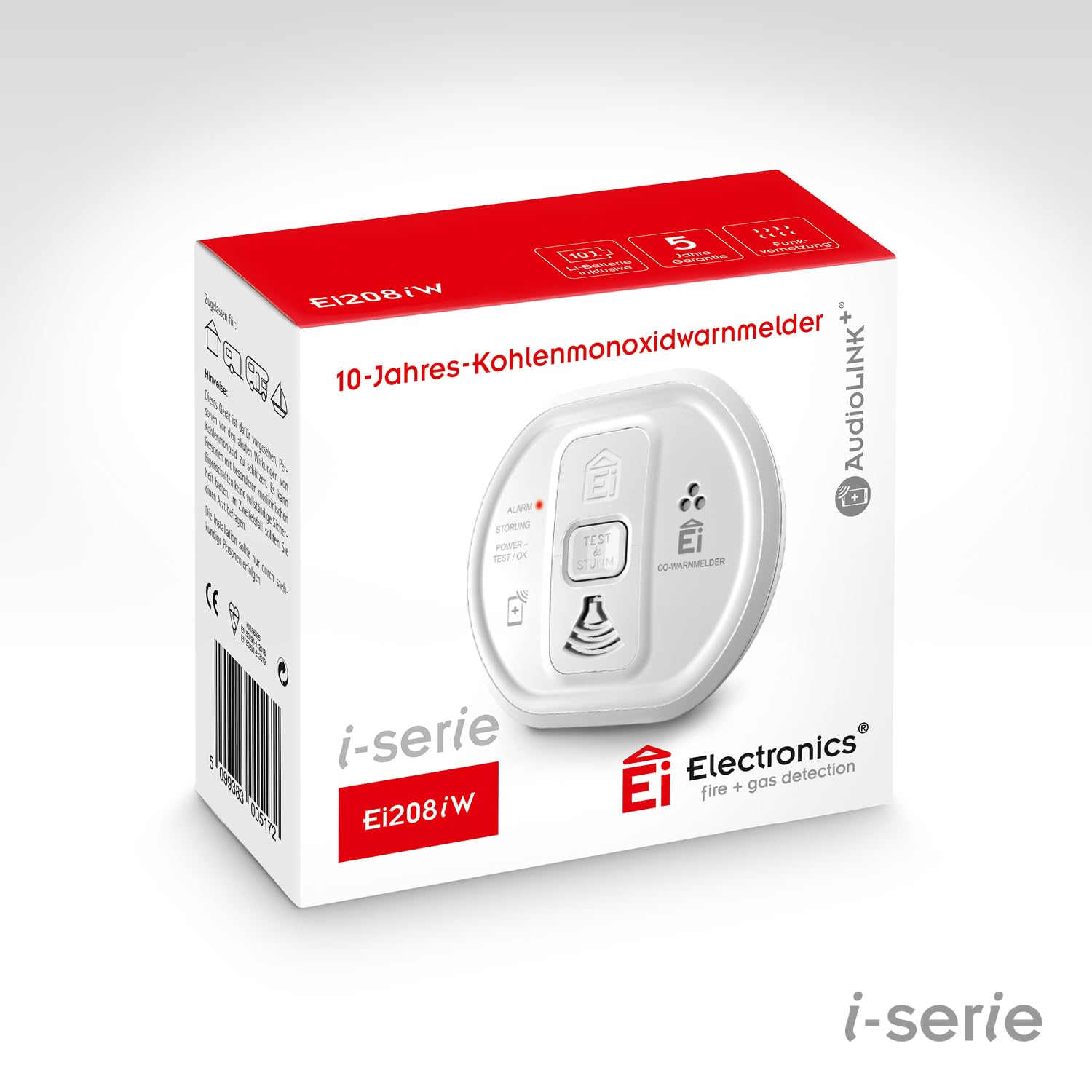 EI Electronics Ei208IW Serie i Détecteur de monoxyde de Carbone