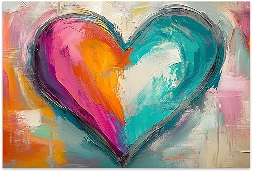 Miniatura 36 de COTAIL Lienzo sin marco para decoración de pared de dormitorio, oficina, 18 x 12 pulgadas, decoración de pared de pavo real azul para sala de estar