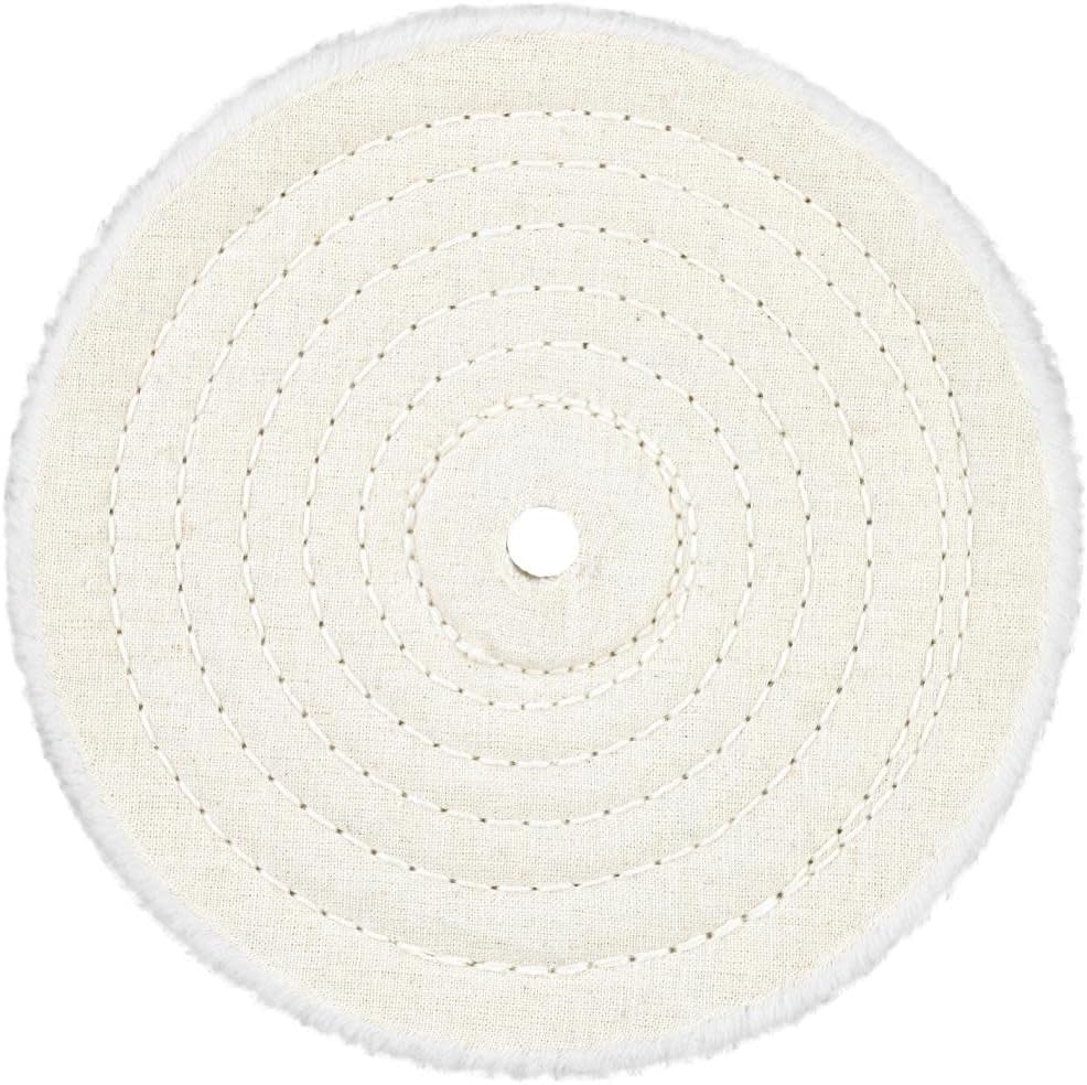 DEWALT DW4980 6-Inch by 5/8-Inch by 1/2-Inch Cotton Polishing Buff