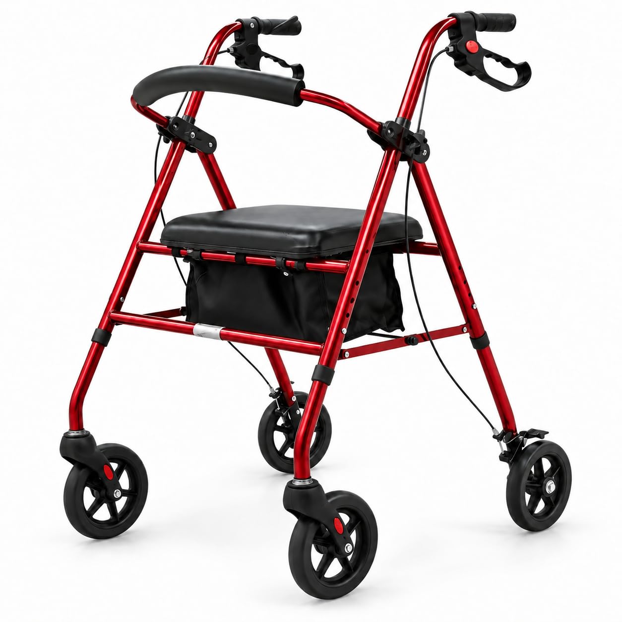 Andadera Rollator Con Asiento Y Doble Freno
