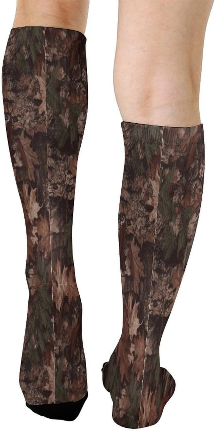 Outfitter Tuff Camo Compression Sock Breathable Support Socks Lightweight Knee High Tube Socks for Women Men
