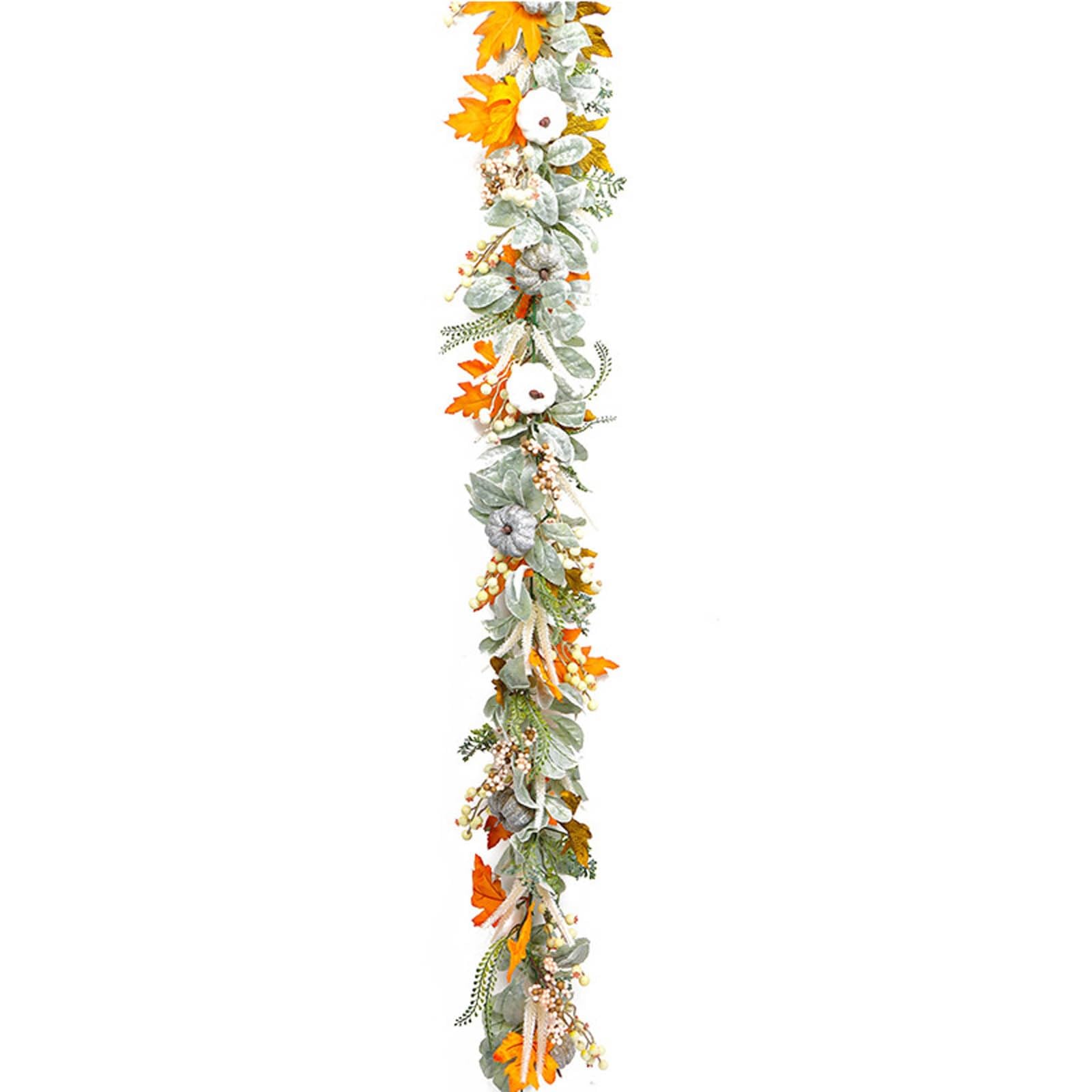 Otoño hoja de arce vid para el hogar, arreglo floral de temporada para bodas, eventos e interiores 062234