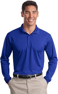 Sport-Tek Long Sleeve Micropique Sport-Wick Polo. ST657