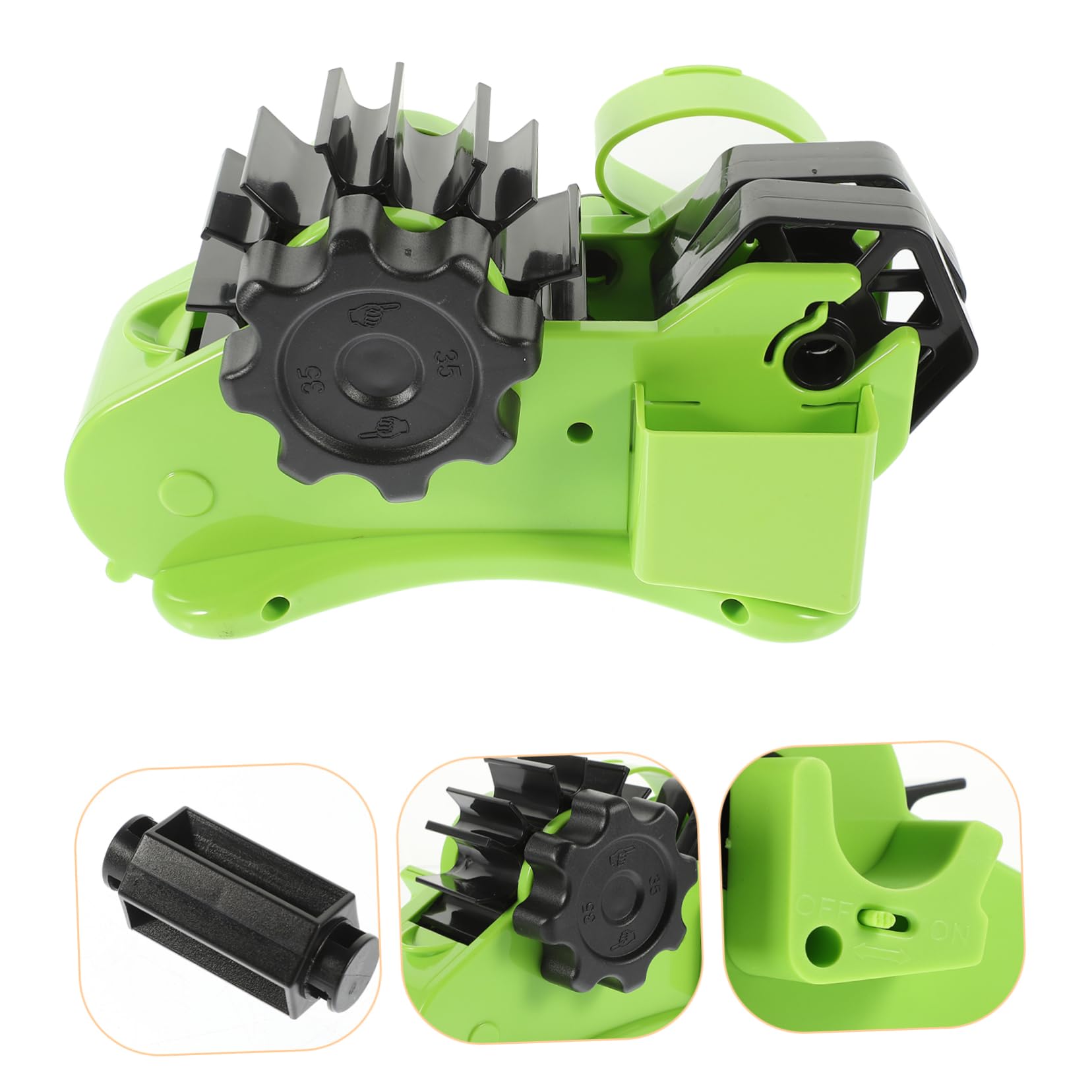 MAGICLULU Dispenser per Nastro Adesivo per Sublimazione Supporto per Nastro Termico Multirotolo da Tavolo Pratico Taglierino per Ufficio e Casa