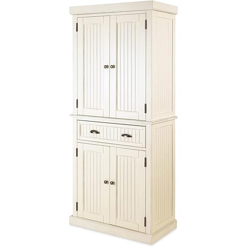 Homestyles Nantucket Pantry, 30", Off White